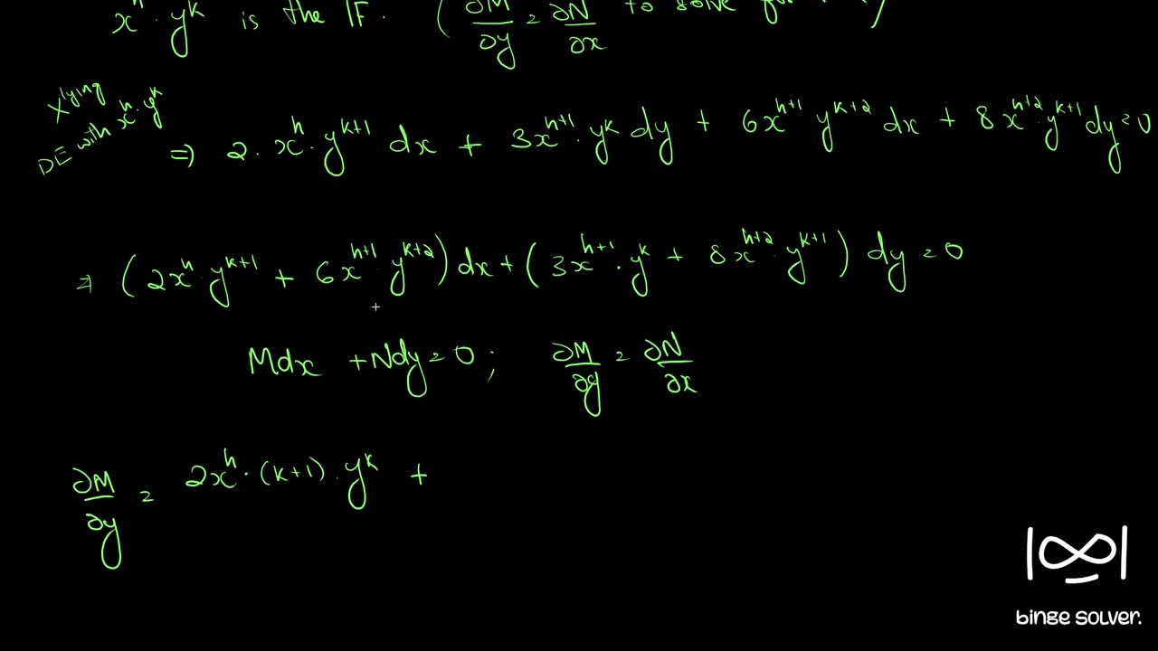 Q226 Solve (2ydx + 3xdy) + 2xy (3ydx + 4xdy) = 0