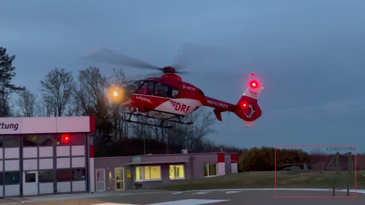 🚒🚁🚨[Christoph41der letzte Abend mit der D-HYYY am 13.02.24]🚨🚁🚒