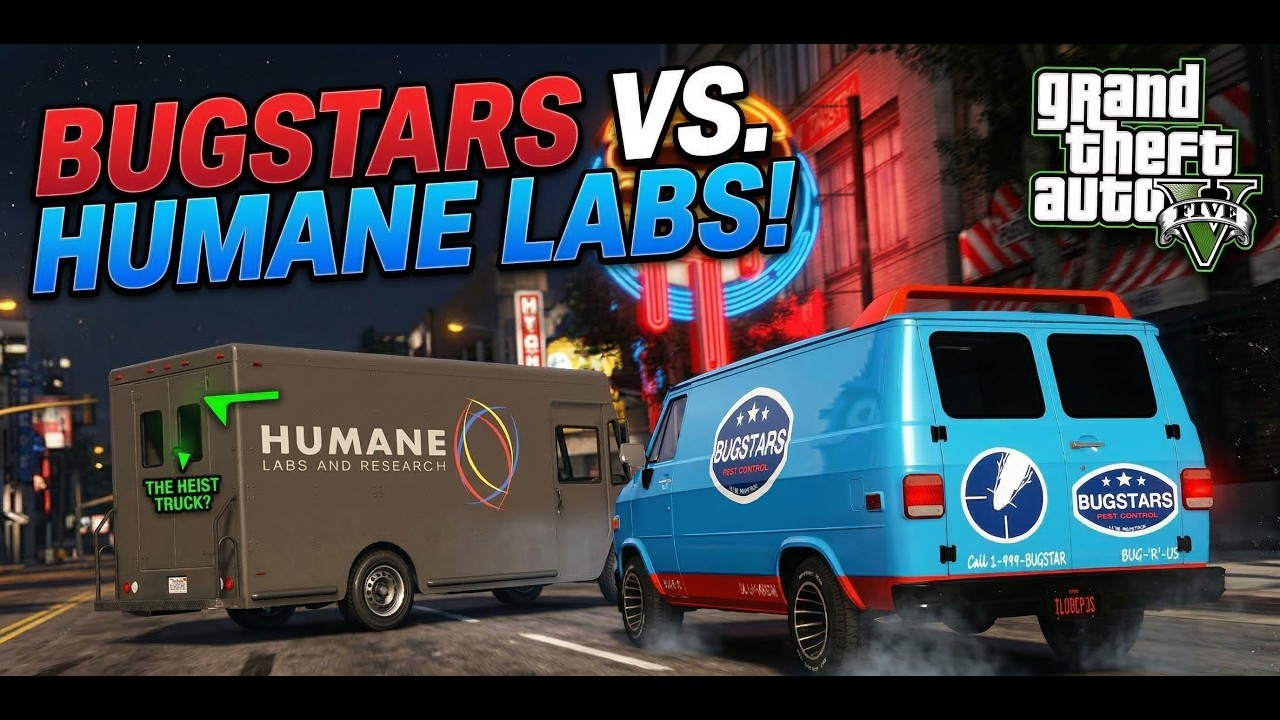 BUGSTARS SE PANGA! Humane Labs Truck Ka Ultimate Heist War! 😱 GTA 5 Gameplay