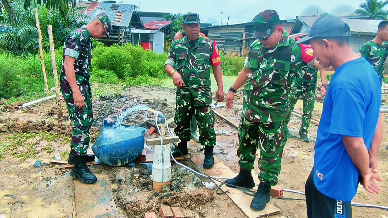 SATGAS TMMD KE 127 KODIM 0430/BA MANUNGGAL AIR BERSIH