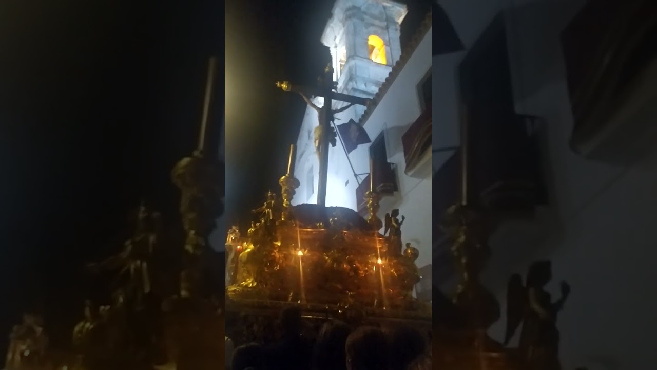 Recogida del Cristo de la buena muerte Ayamonte 2024. Marcha: Al rey de los Reyes