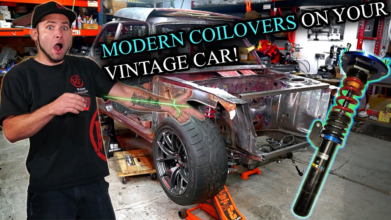 DRIFT/ROAD RACE coilover suspension + camber/caster on your classic - BMW 2002 Build Episode 2