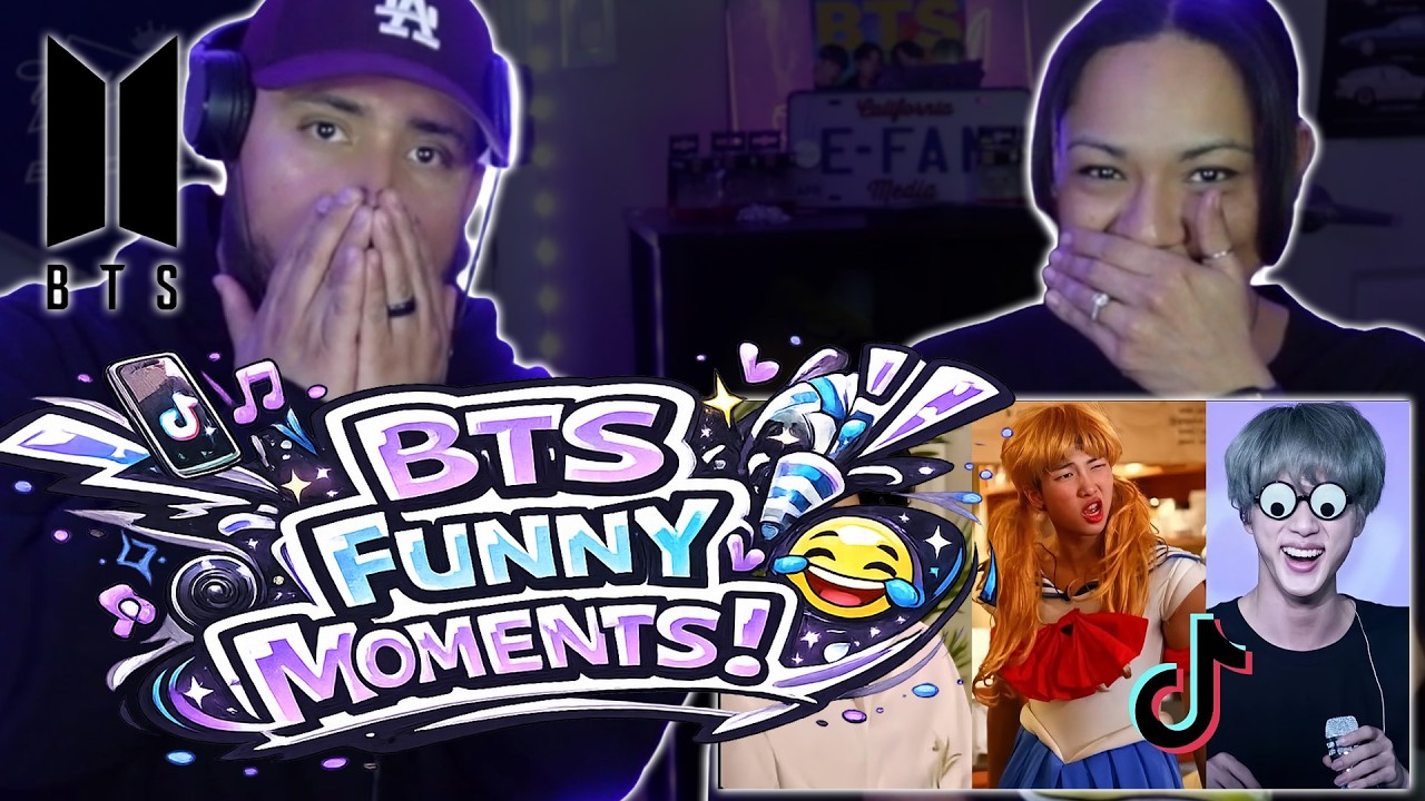 Реакция на смешные моменты из TikTok с участием BTS, которые заставили всех смеяться до слез!