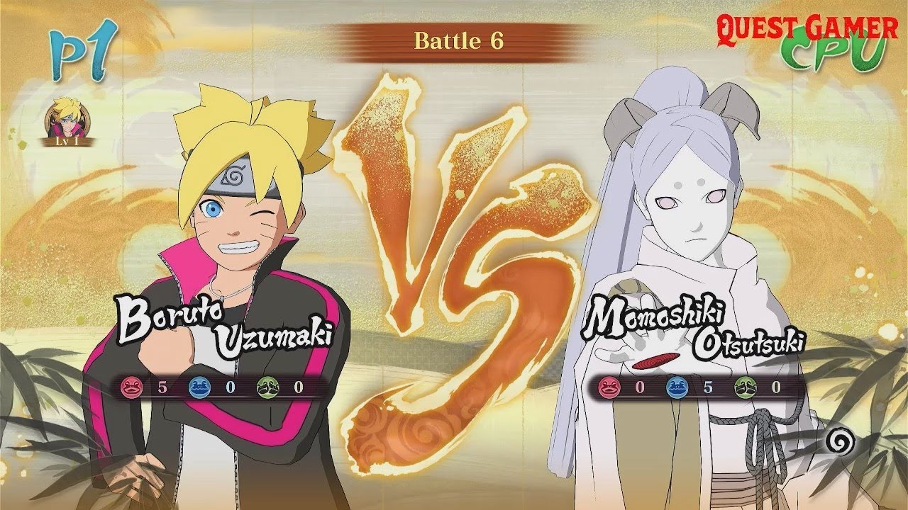 Boruto Uzomaki VS Momoshiki otsutsuki