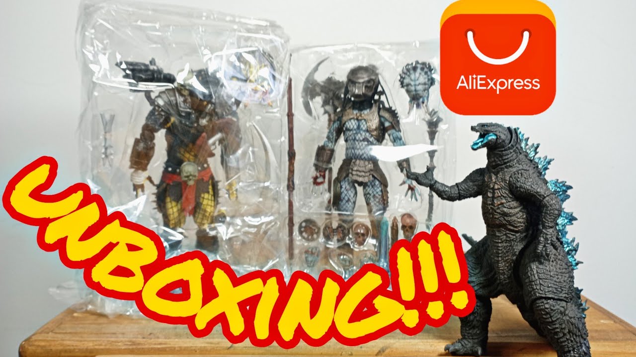 Unboxing NECA Predators de AliExpress (Warrior & ScarFace) en español!!!