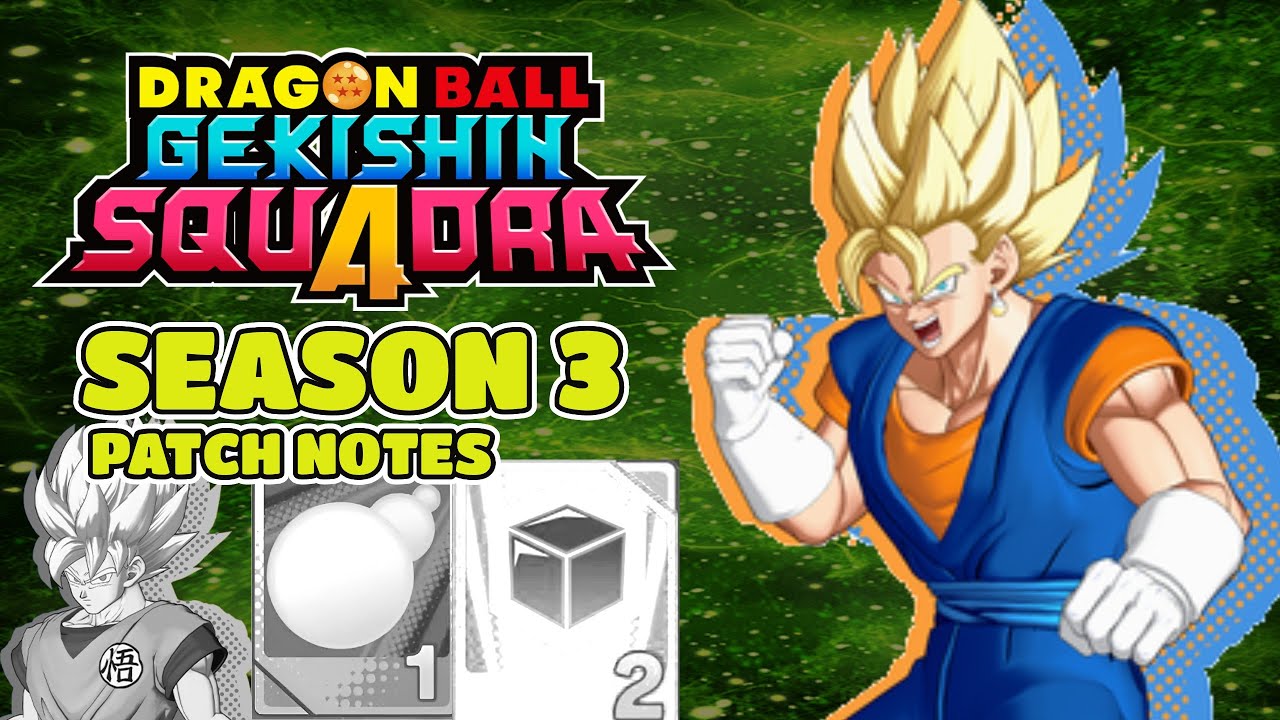 CRAZY GOKU NERFS!!! - DRAGON BALL GEKISHIN SQUADRA SEASON 3 PATCH NOTES