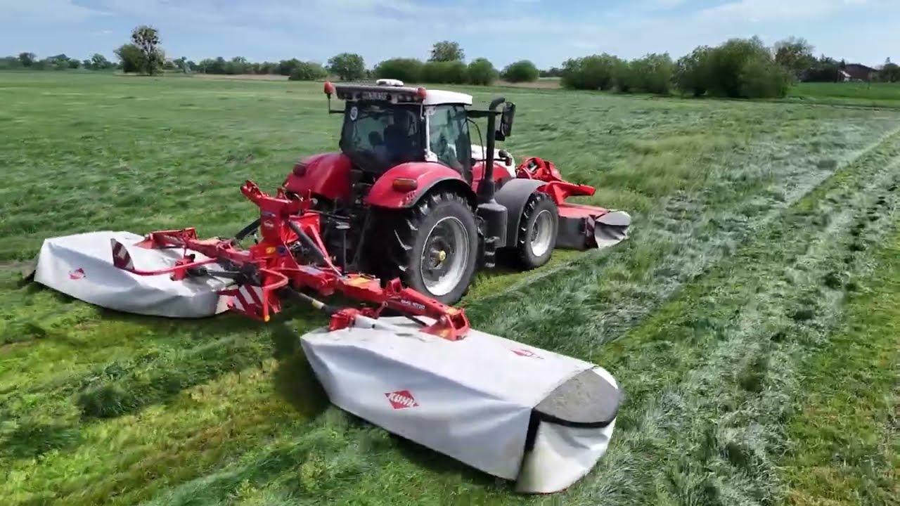Claas Jaguar 980 und Krone Big X 770 1. Schnitt im Oderbruch - Ernte 2025 Gras häckseln