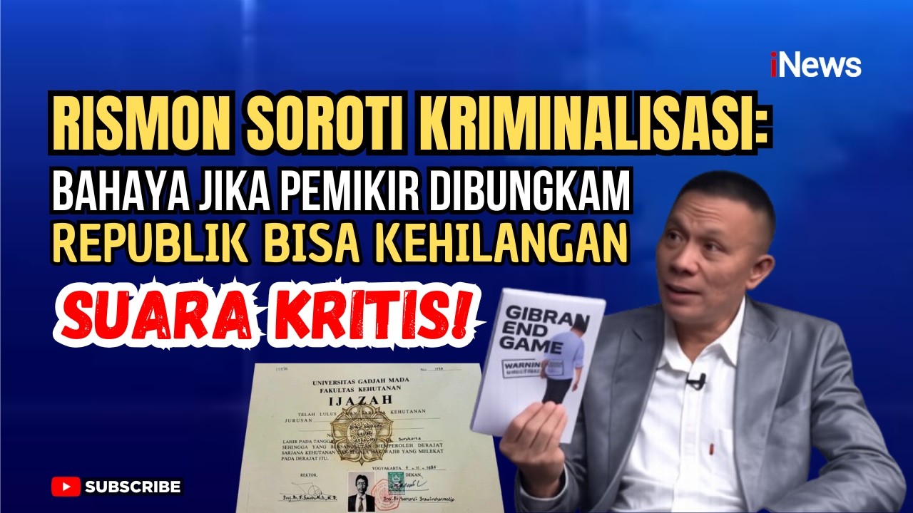Klaim Dikriminalisasi di Kasus Ijazah Jokowi, Rismon: Republik Kita akan Tersisa Kaum Dungu dan Bisu