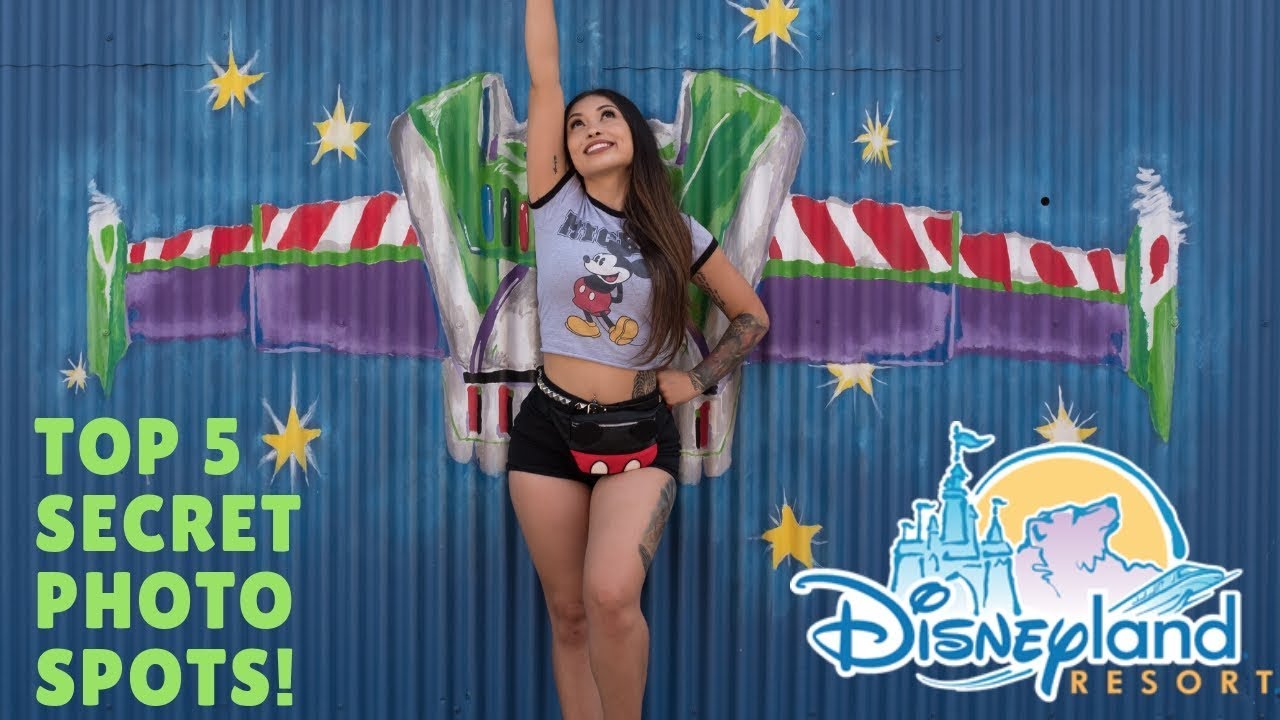 DISNEYLAND TOP 5 BEST SECRET PHOTO SPOTS TODAY | SOUR APPLE CHURRO REVIEW