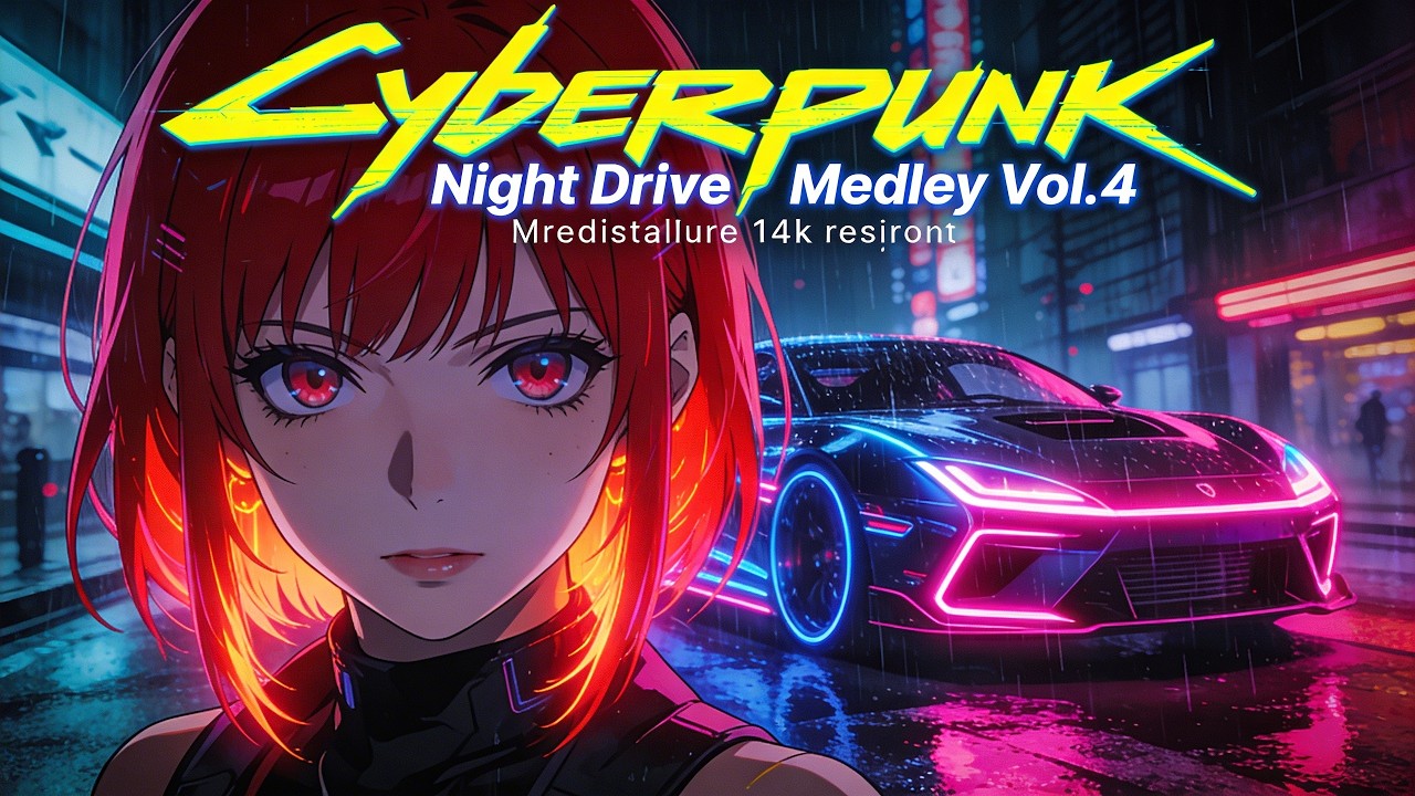 Cyberpunk Night Drive Vol.4 | Dark Electro & Synthwave Night Mix