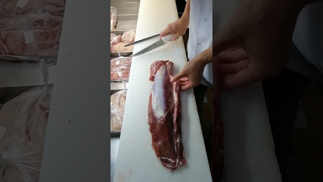 Como cortar un LOMO para hacer Filet Mignon? Ac&aacute; te dejo un tutorial. #shorts #carne #carniceria