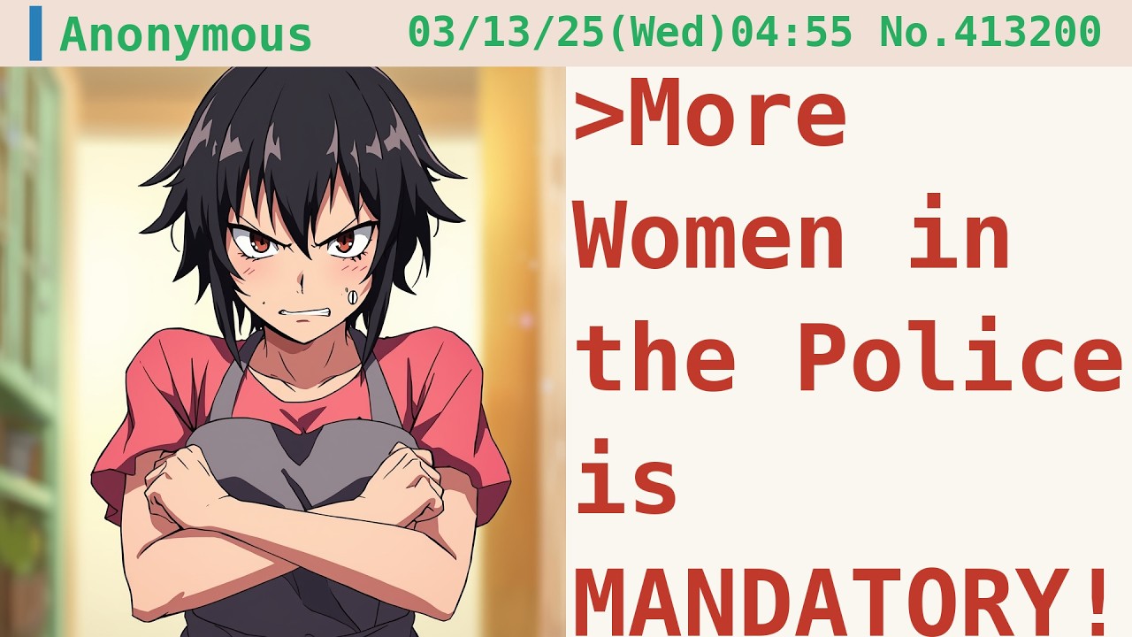 Feminist tries to be a Police OFFICER! | 4Chan Greentext Stories