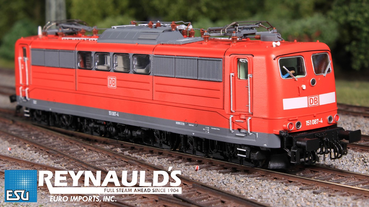 Потрясающий немецкий электровоз Class 151 от ESU 🚃 #modellbahn #modeltrains