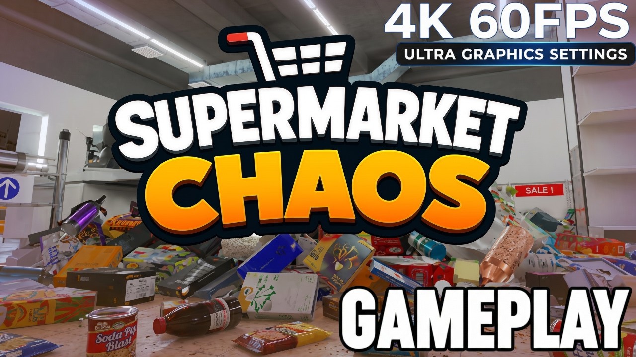 Supermarket Chaos Full Gameplay Walkthrough [No Commentary 4K 60FPS Ultra]