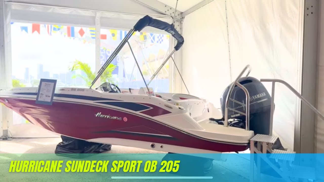 Hurricane Sundeck Sport 205 OB review $52,000