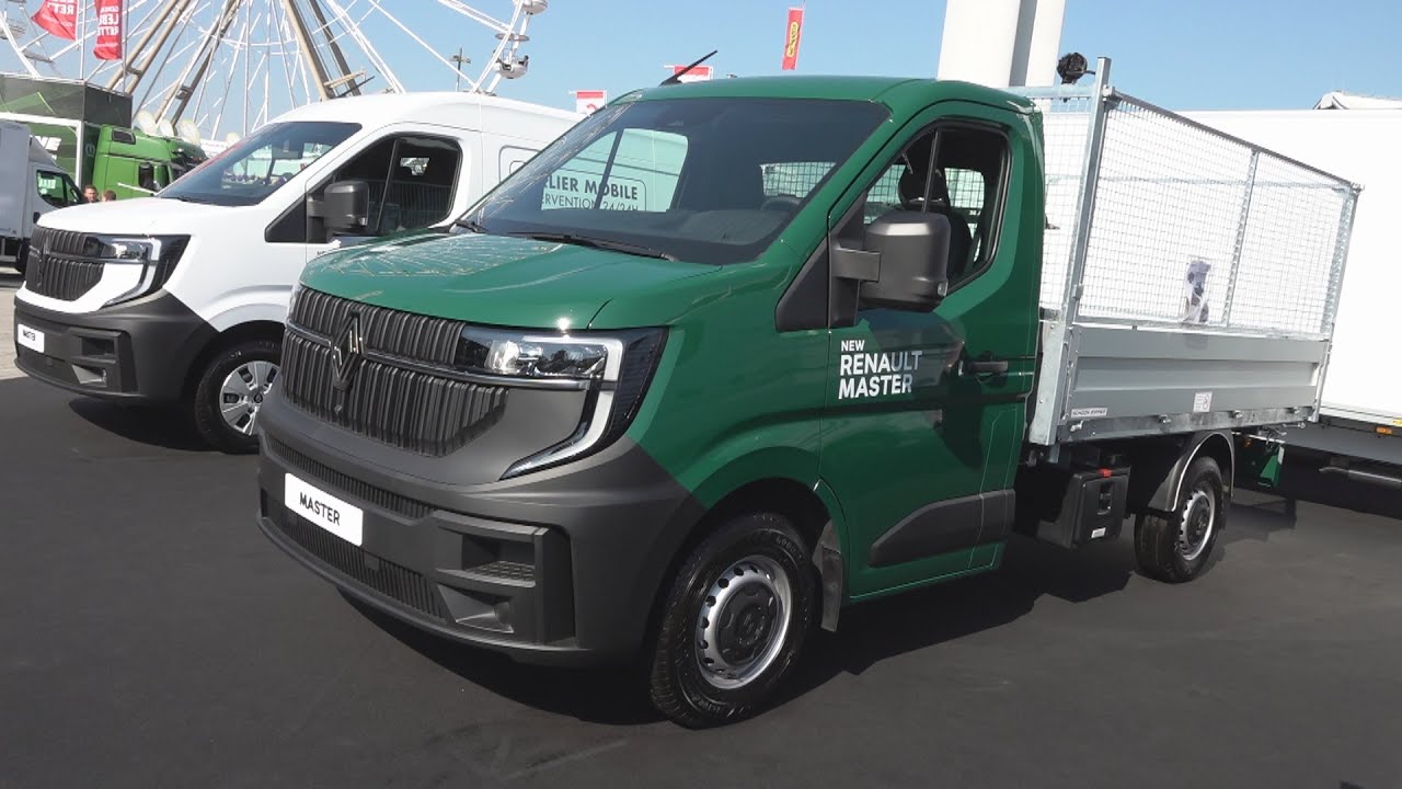 Renault Master Advance L2H1 Blue dCi 130 Schoon Tipper Truck (2025) Exterior and Interior