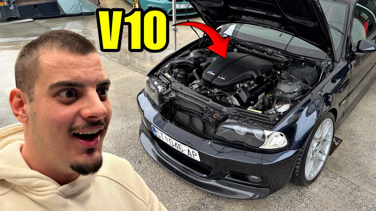 Nas E46 M3 V10 je Spreman za Prvo Paljenje!!!