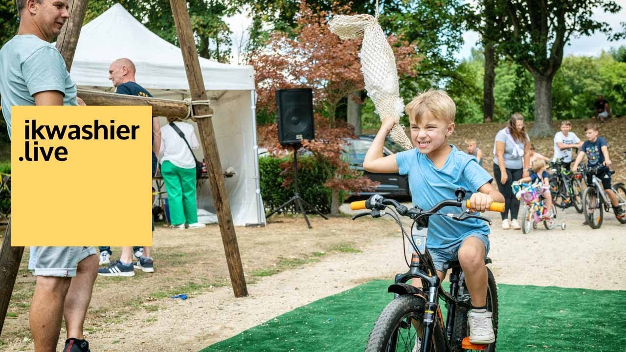 Kindergansrijden met trekpaarden op wielen door De Ware Gans – ikwashier.live in Lillo