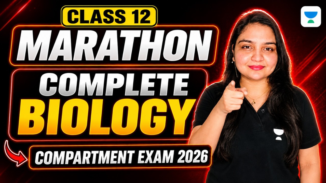 Class 12 Biology Complete Marathon | Compartment Exam 2026 | अब Pass पक्के 🔥| Nikita Ma'am