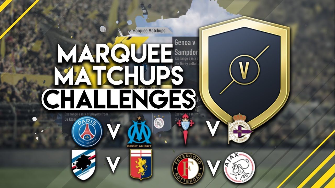 FIFA 17 SBC Marquee Matchups Trading