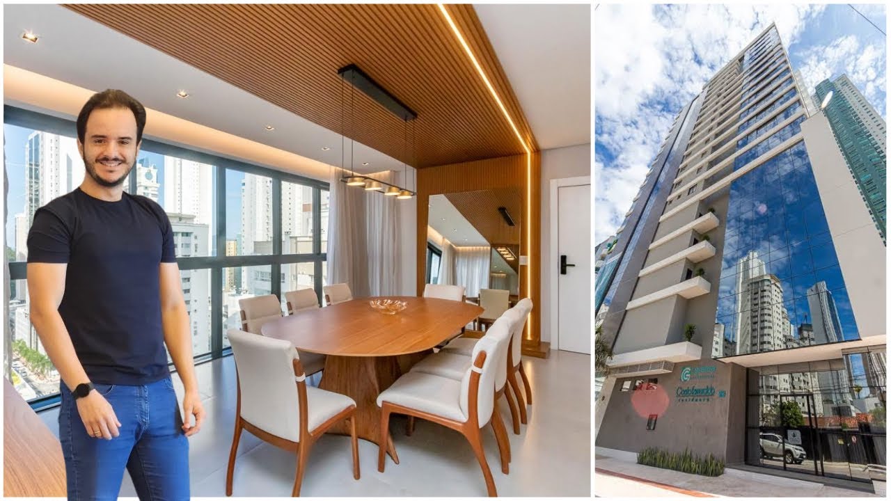 Apartamento decorado com 4 suítes à venda em Balneário Camboriú, no edifício Costa Esmeralda.
