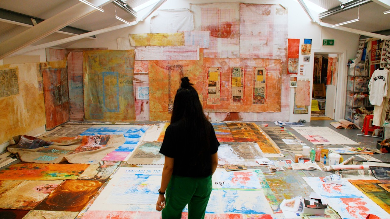 Artist Mandy El-Sayegh: A Visit to the Studio