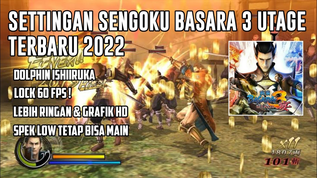 Config Sengoku Basara 3 Utage Dolphin Emulator Ishiiruka 2022 - Settingan Basara 3 Utage 60 FPS