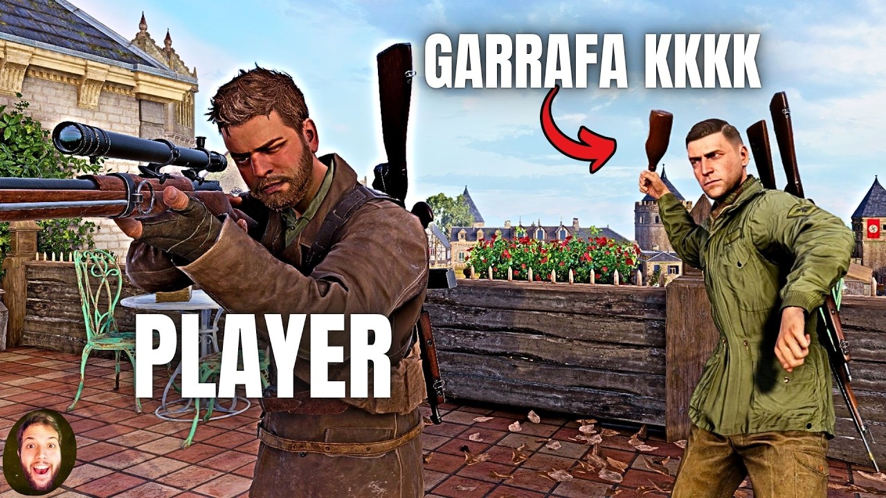 HUMILHANDO players reais no Sniper Elite