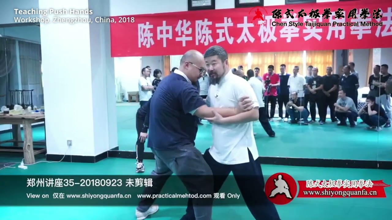 Push Hands in Zhengzhou - Master Chen Zhonghua