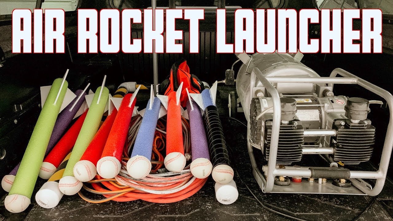 AIR ROCKET LAUNCHER | FUN BUILD IN THE ULTIMATE GARAGE