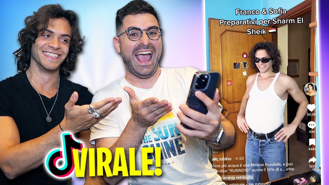 REAZIONE AL TIKTOKER PIÙ VIRALE DEL MOMENTO! (con Ale Rubino)