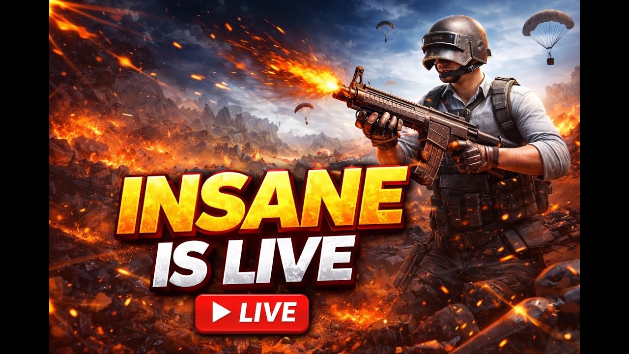 BGMI LIVE 🔥 INSANE IS LIVE | Full Squad Rank Push | Hindi