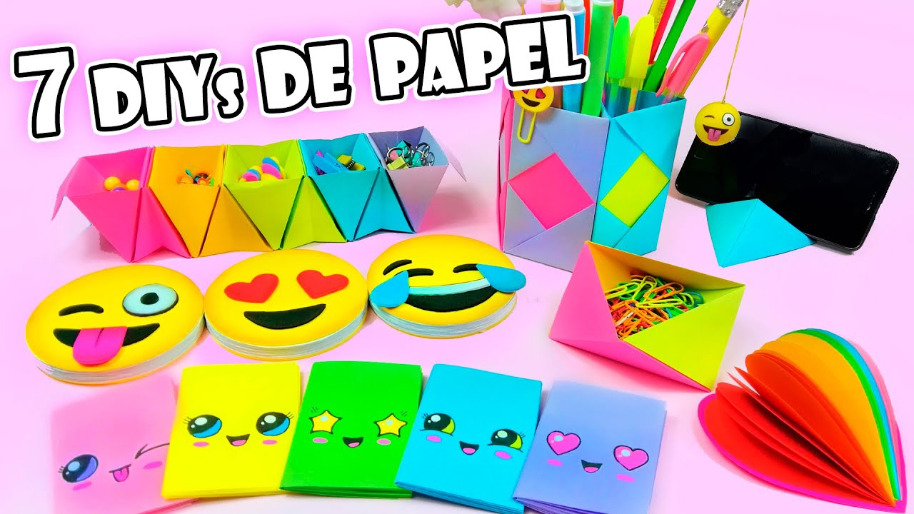 7 MANUALIDADES CON PAPEL PARA HACER EN CASA MUY FÁCILES