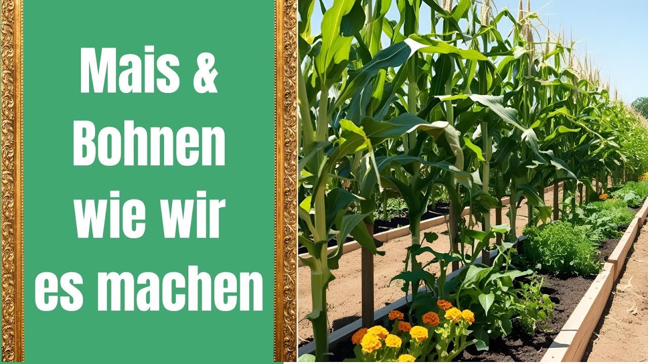 Permakultur f&uuml;r Einsteiger: Genialer Trick mit Mais & Bohnen