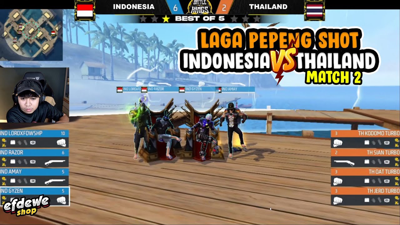 [MATCH 2] LAGA PEPENGSHOT INDONESIA Vs THAILAND - Battle Of Kings