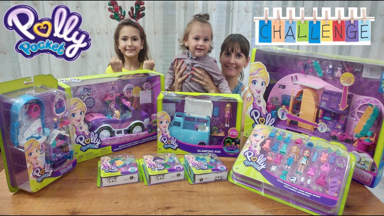 POLLY POCKET SÜRPRİZ CHALLENGE, ELİF POLLY POCKET YENİ SERİLERİ GÖRÜNCE ÇILDIRDI