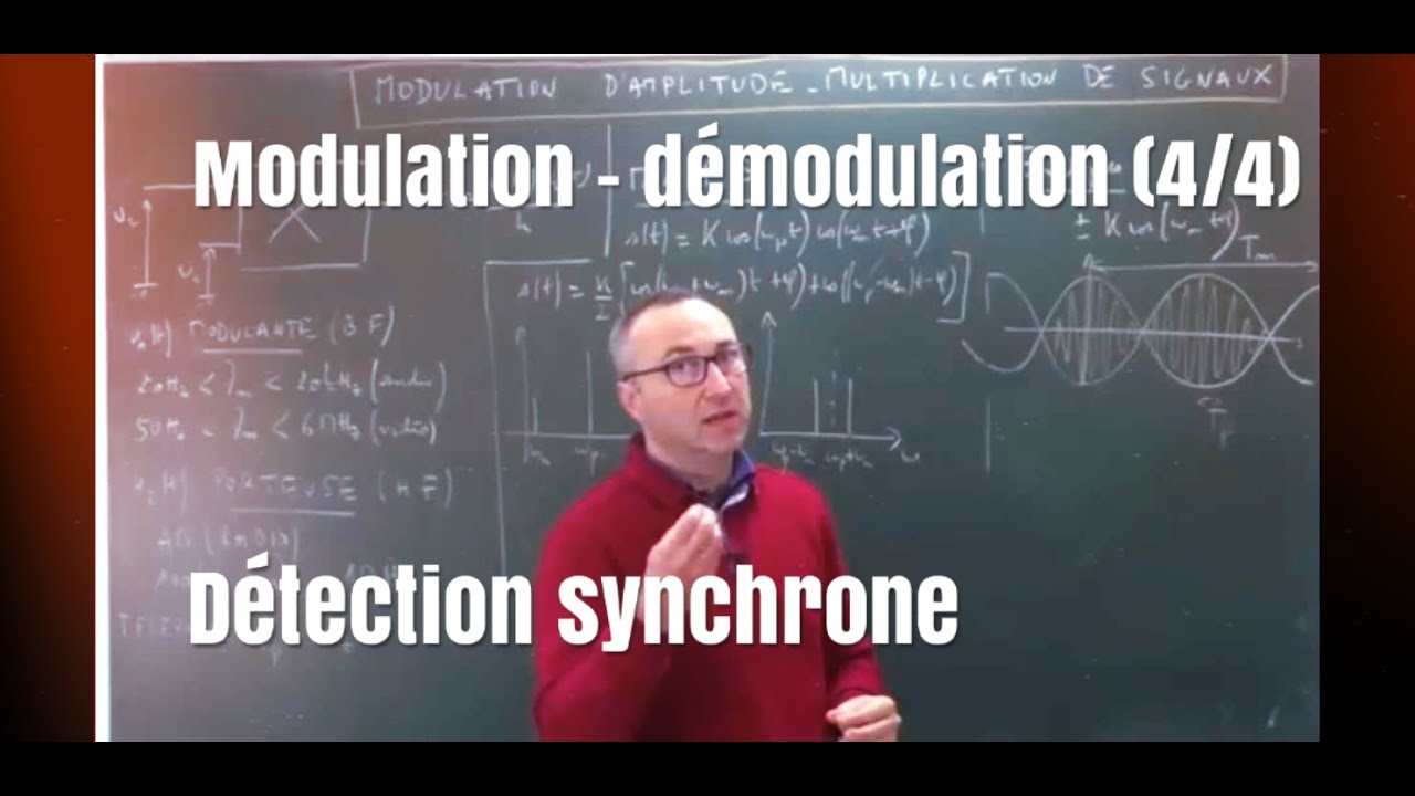 Modulation démodulation(4/4) par détection synchrone-Théorie/pratique