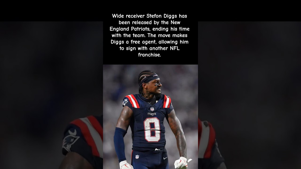 Stefon Diggs Released by the Patriots &ndash; What Happens Next? #stefondiggs #shorts #viralvideo