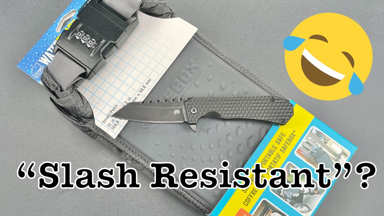 [1281] My EDC Knife vs. &ldquo;Slash Resistant&rdquo; Portable Safe