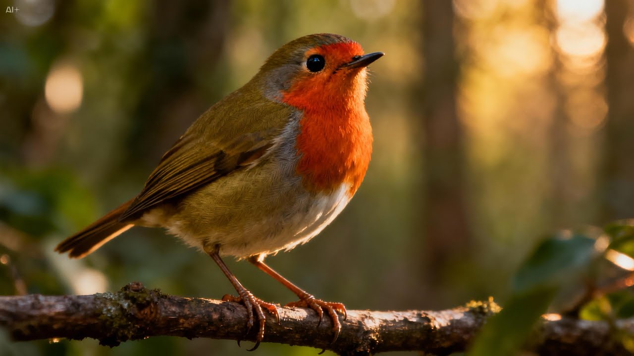 🐦 Petirrojo Europeo | Mi Encuentro con Esta Ave Fascinante – European Robin.