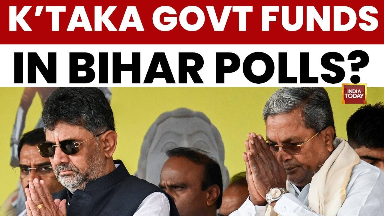 Karnataka Ministers Extorting for Bihar Polls? BJP Slams Congress 'ATM' Plot | India Today