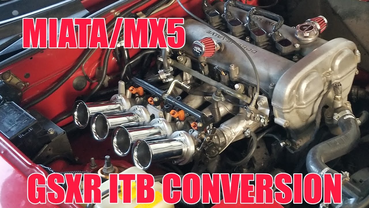 MIATA/MX5 GSXR ITB Conversion