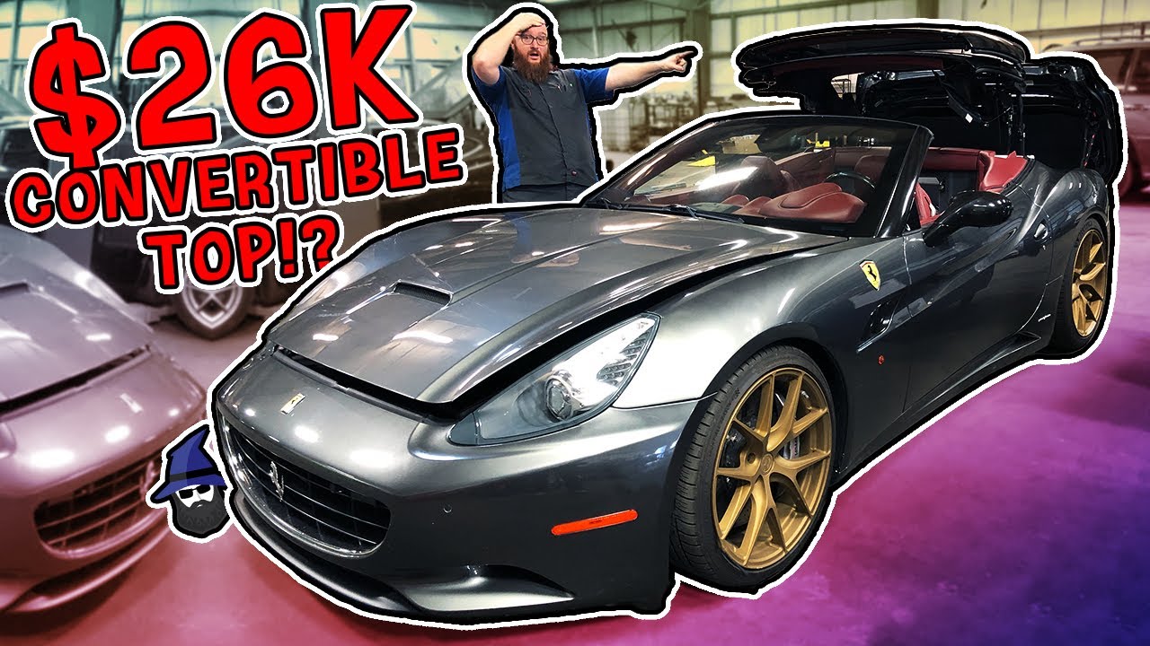 Кабриолет Ferrari California стоит 26 тысяч долларов! Я отремонтировал его за 5 тысяч долларов!