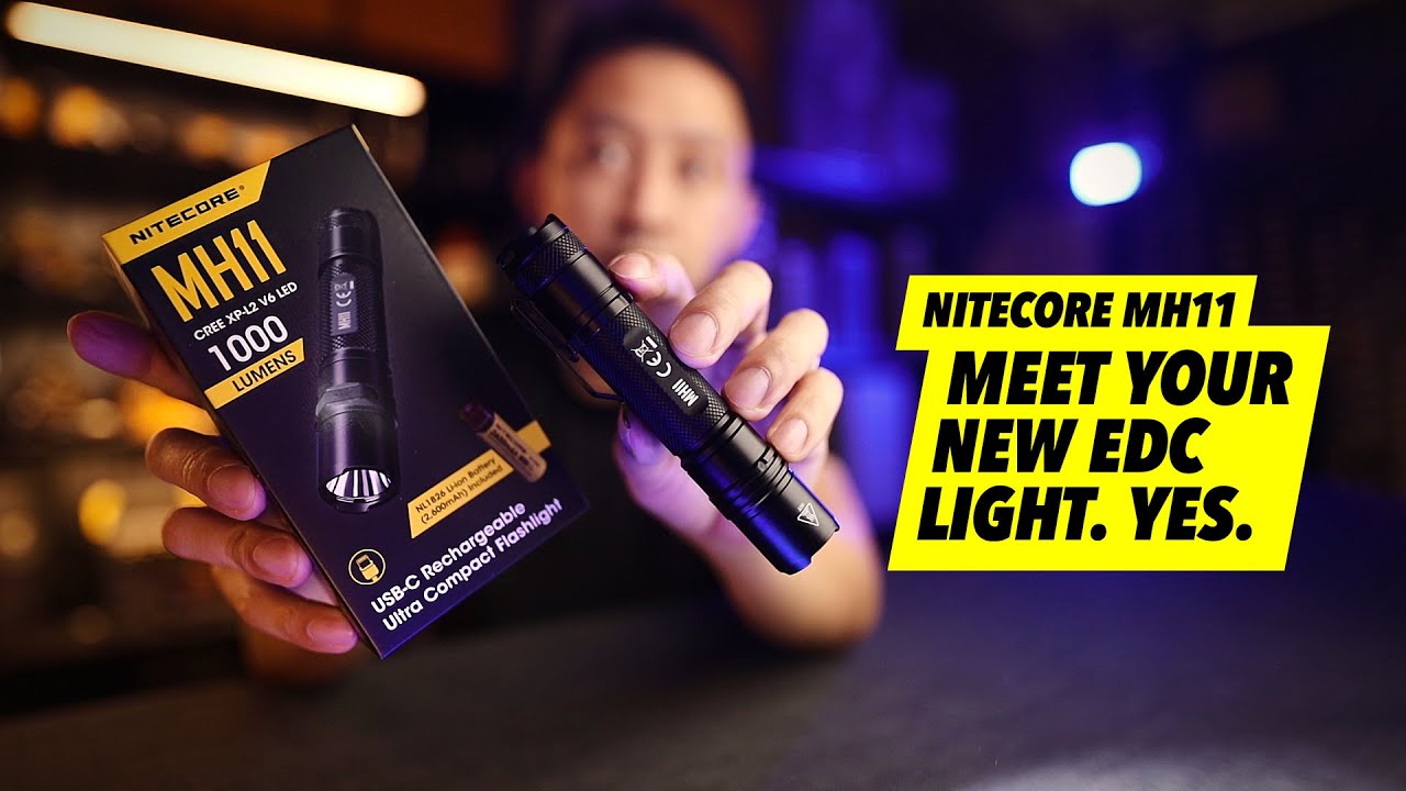 Meet Your New EDC Light. Yes. Nitecore MH11 (1000 lumens) First Look!