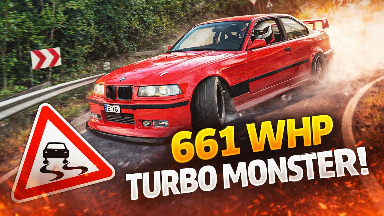 AC: BMW M3 E36 LTO 661 WHP – Turbo Monster on German Country Roads