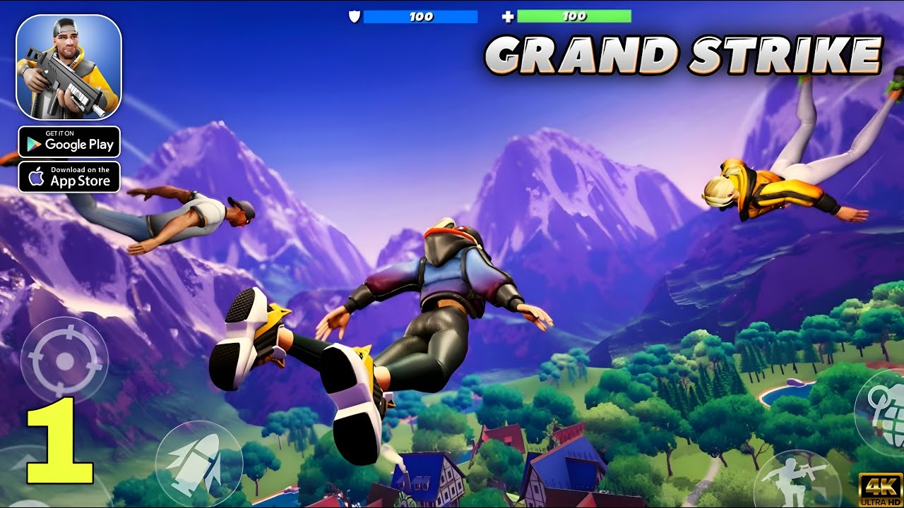 Grand Strike: Battle Royale Gameplay walkthrough part 1 (Android/iOS)