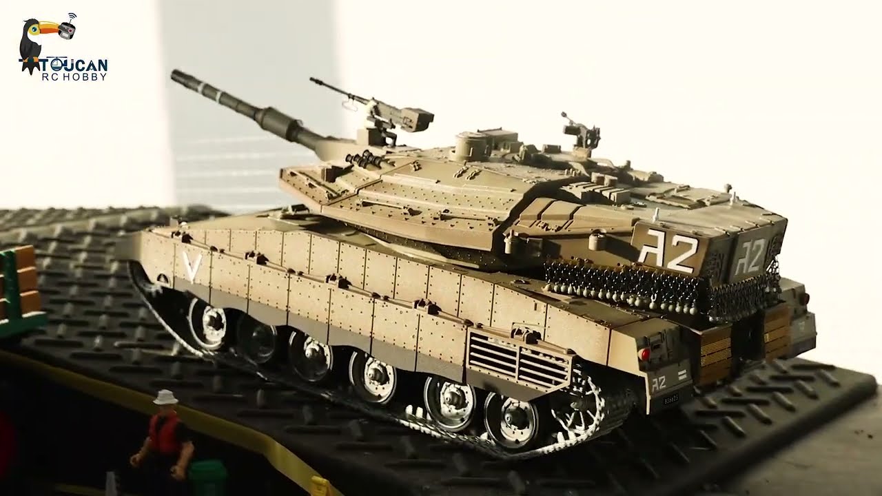 IDF Merkava MK IV 3958 with Full Metal for Heng Long 1/16 RC Battle Tank Vehicle lnfrared Fighting