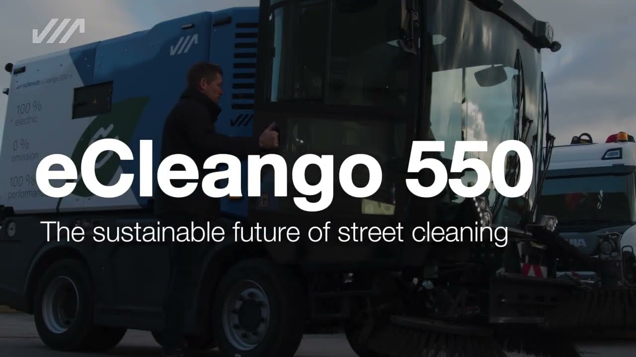 Schmidt eCleango550 | The Sustainable Future of Street Cleaning | Imperial Units