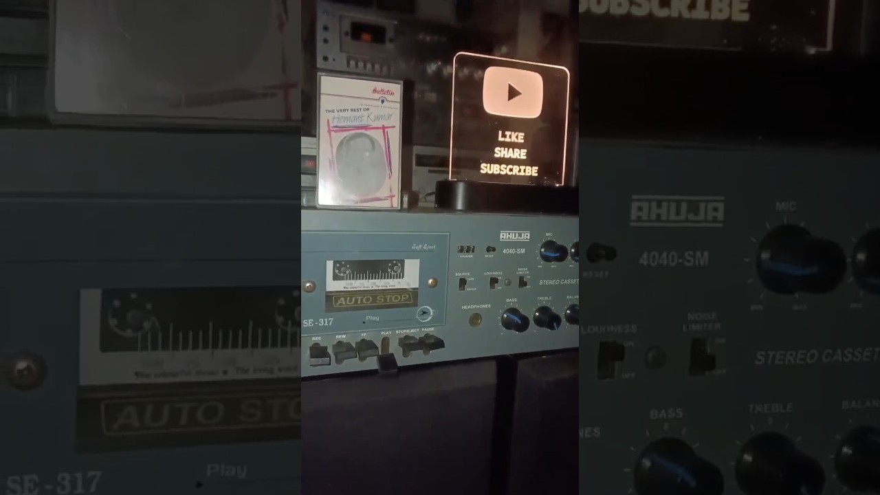 Ahuja 4040sm Stereo Cassette Recorder Amplifier Available ✅ For Sale📱 7742853435 🙏 #ahuja #deck #90s