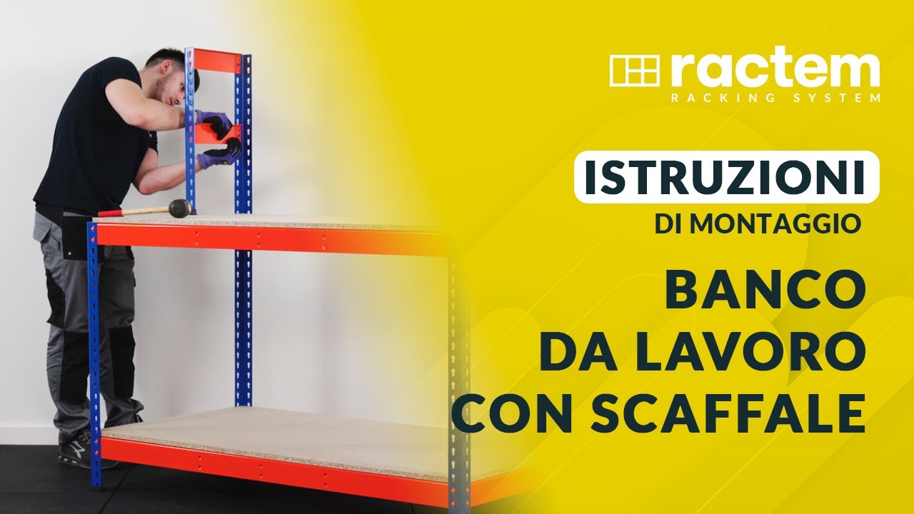 istruzioni di Montaggio Banco Da Lavoro con Scaffale
